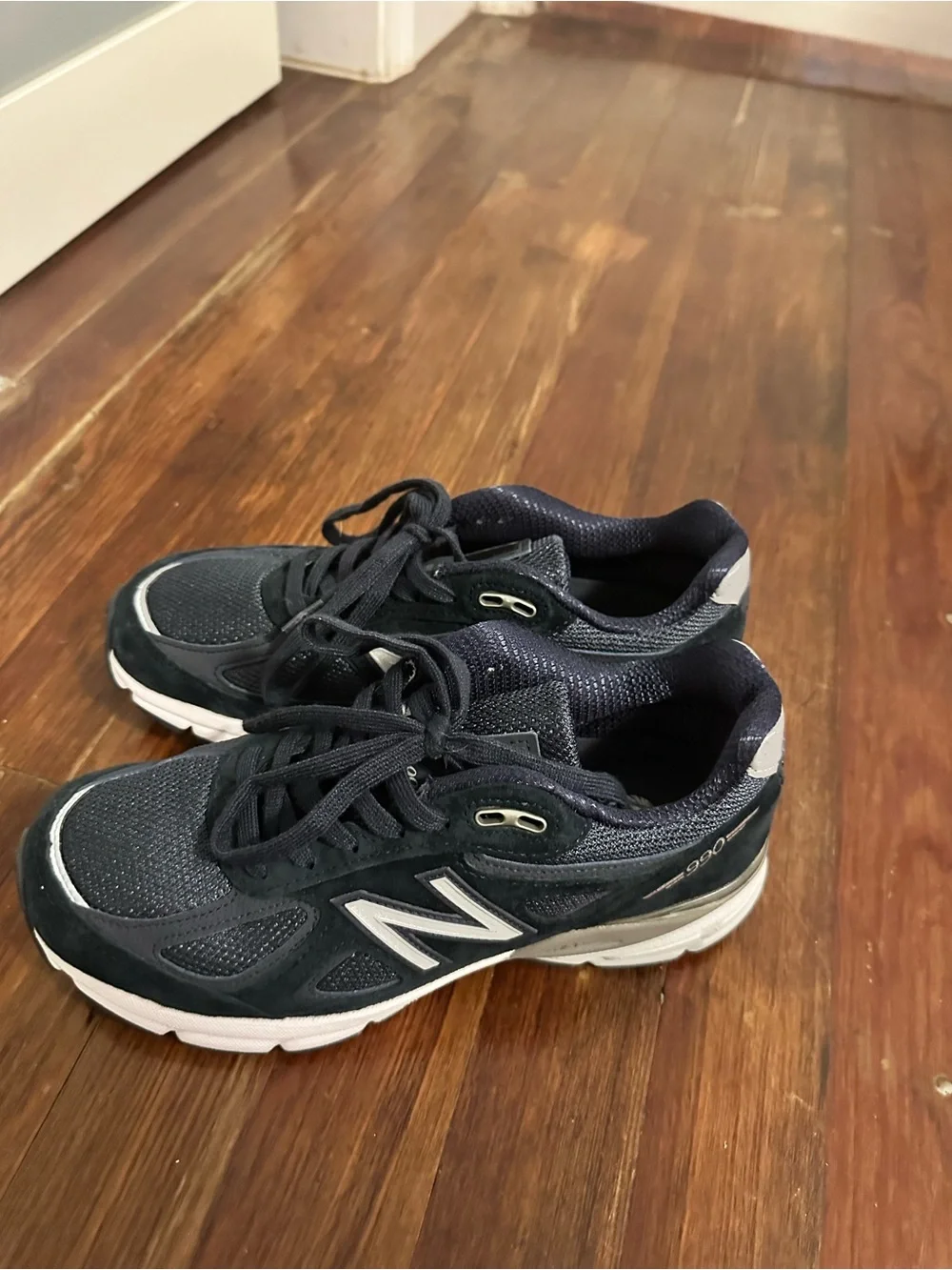 New Balance 990 v 4 navy and grey